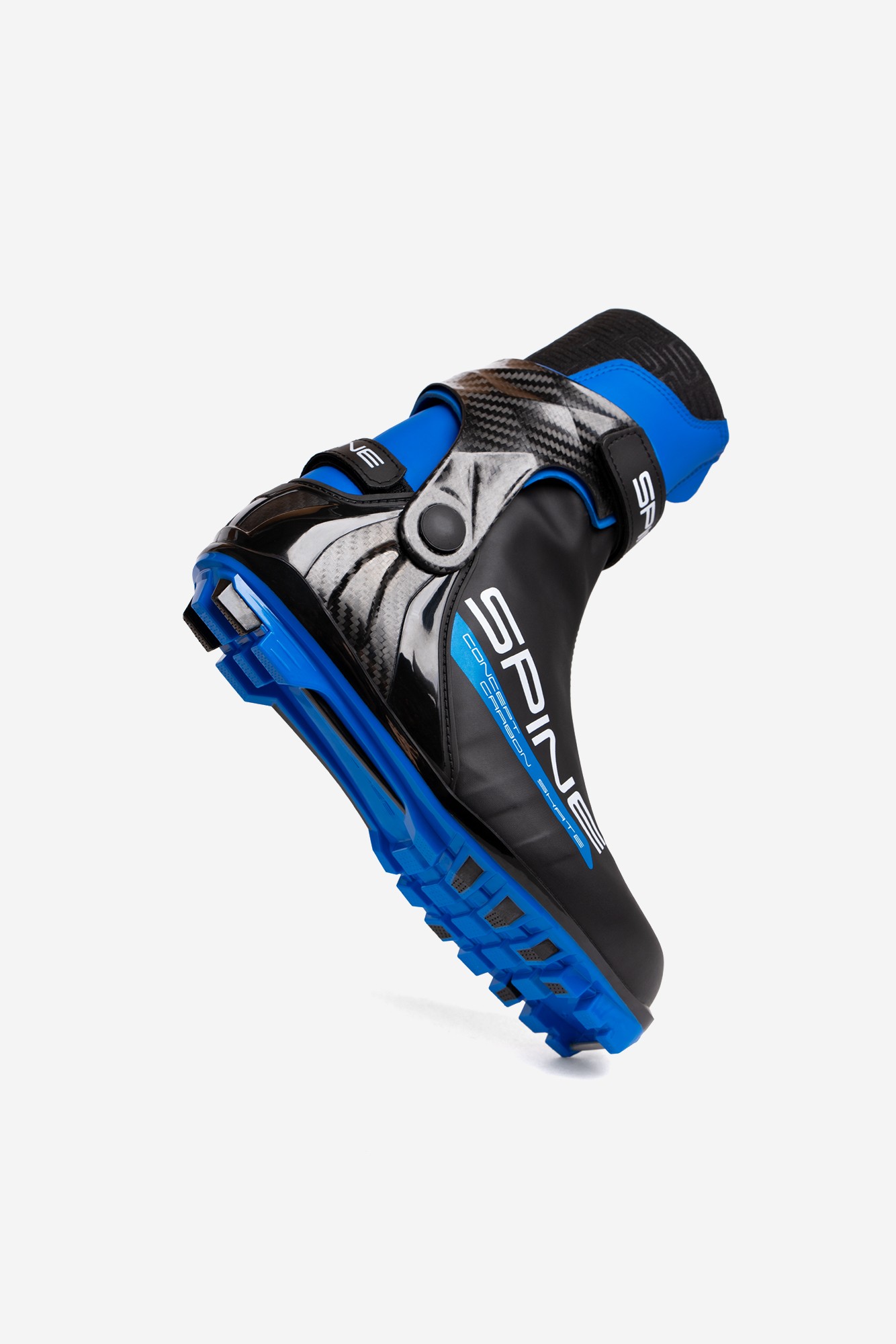 Лыжные ботинки NNN Spine Concept Carbon Skate 298-22 черный\синий