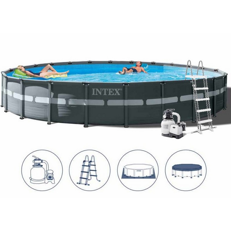 Каркасный бассейн круглый 732х132см Intex Ultra XTR Frame 26340