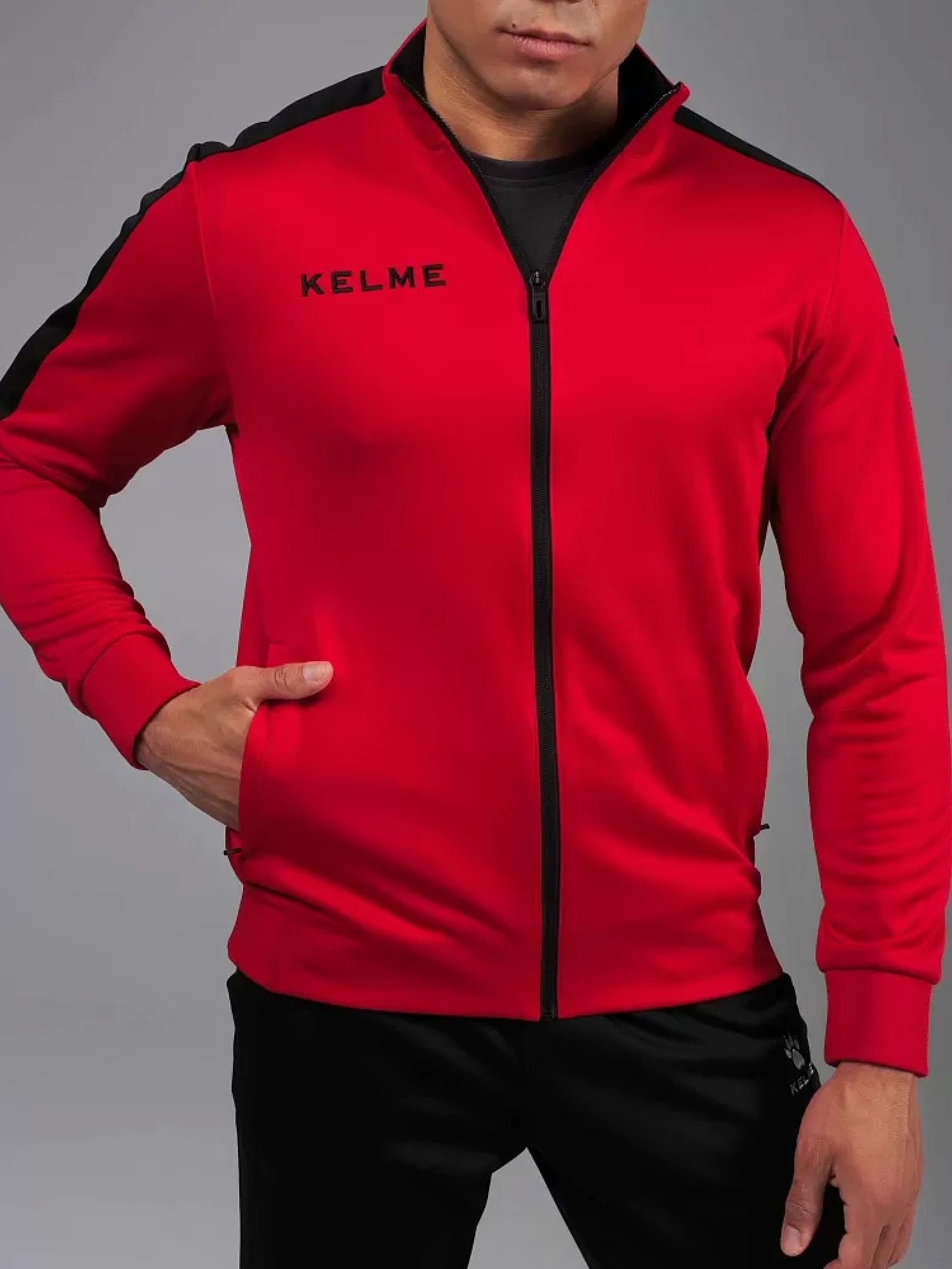 Спортивный костюм Kelme Tracksuit 3771200-611 Red\Black