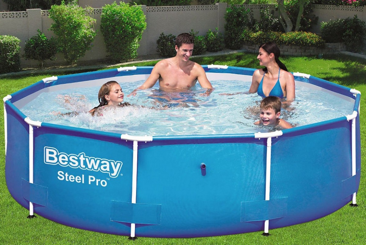 Каркасный бассейн круглый 305х76см Bestway Steel Pro 56408
