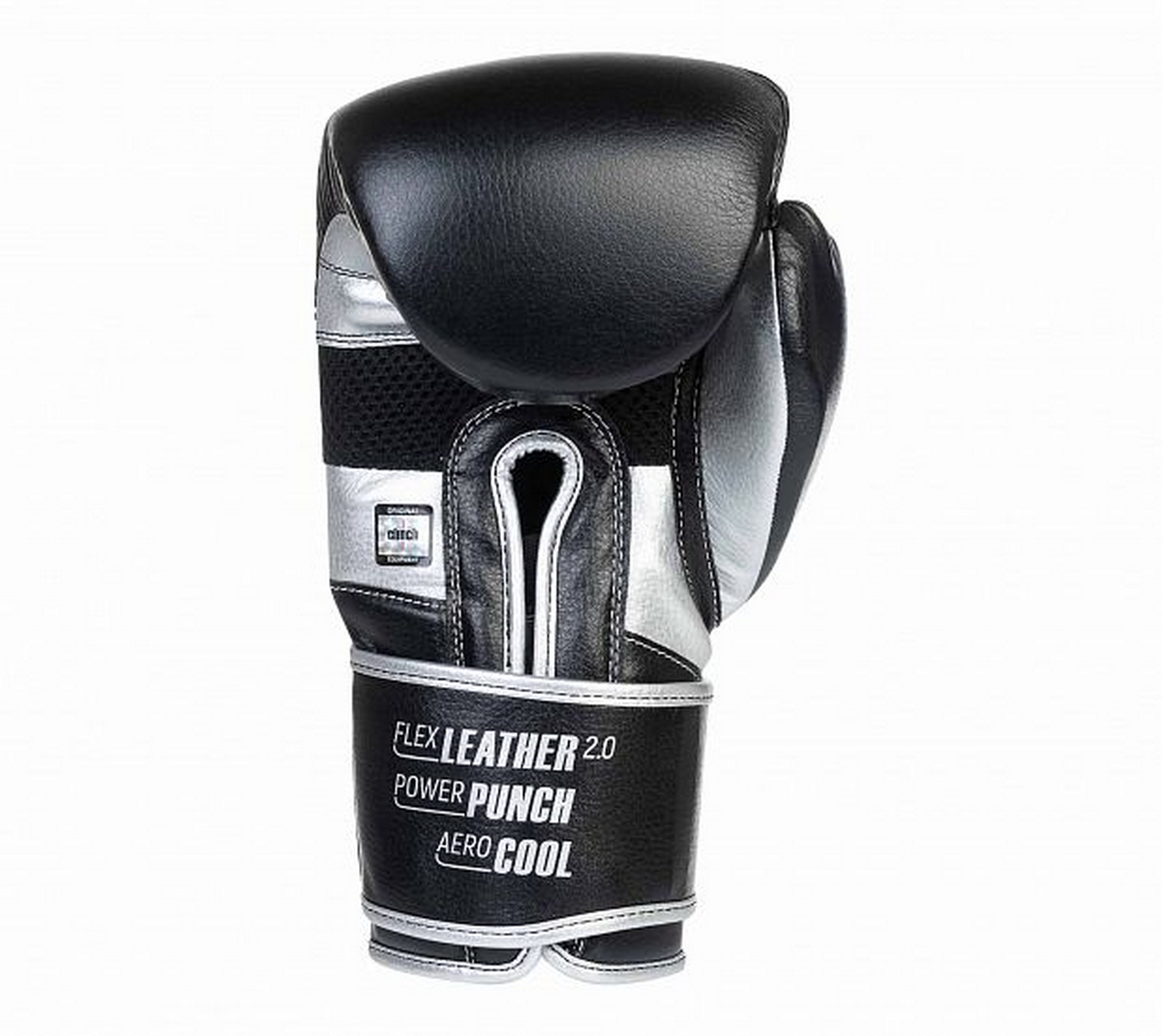 Перчатки боксерские Clinch Punch 2.0 C141 черно-серебристый