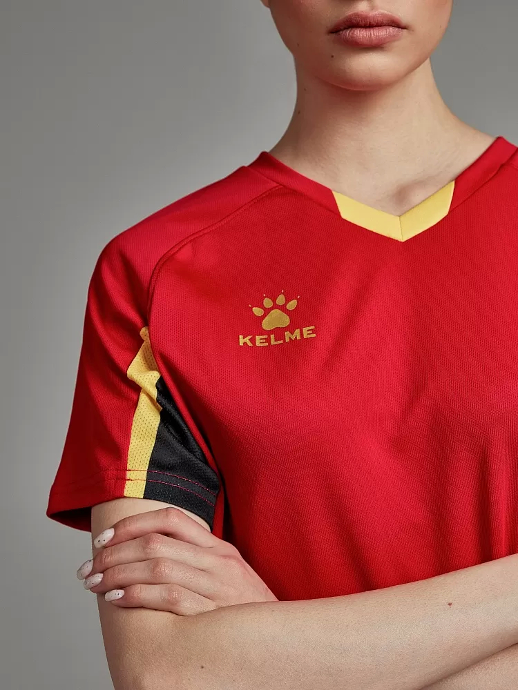 Футбольная форма Kelme Short-Sleeved Football Suit 8251ZB1002-600 Red\Black