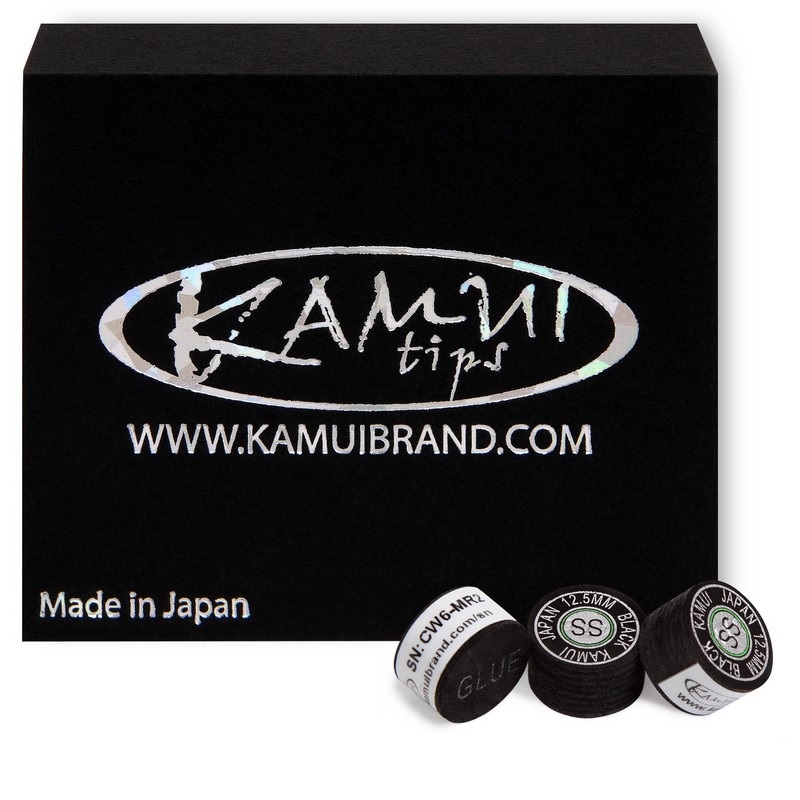 Наклейка для кия Kamui Black d12,5мм Super Soft 1шт 05344