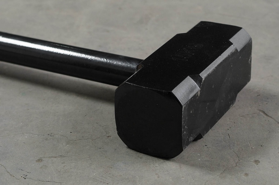 Кувалда тренировочная 25кг, черный YouSteel