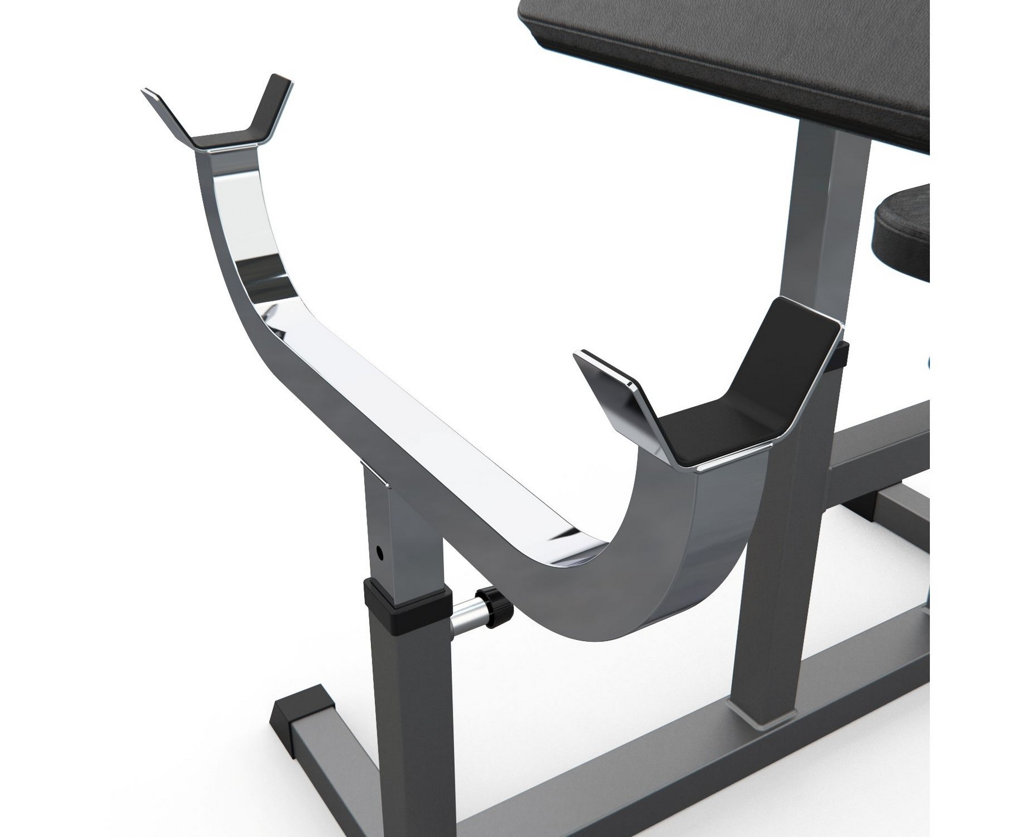 Скамья Скотта DFC HomeGym UB009G, серый | Premium Fitness