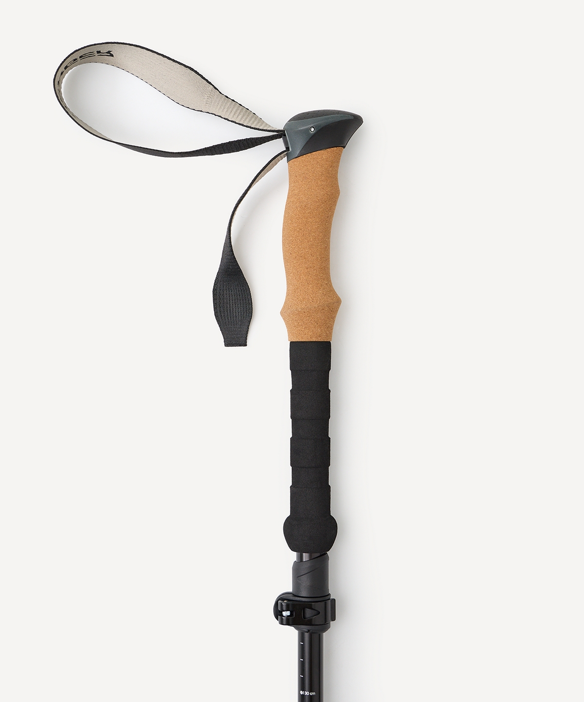 Треккинговые палки, 120-135 см, 5-секционные Berger Hiking Peak Pro, черный\красный