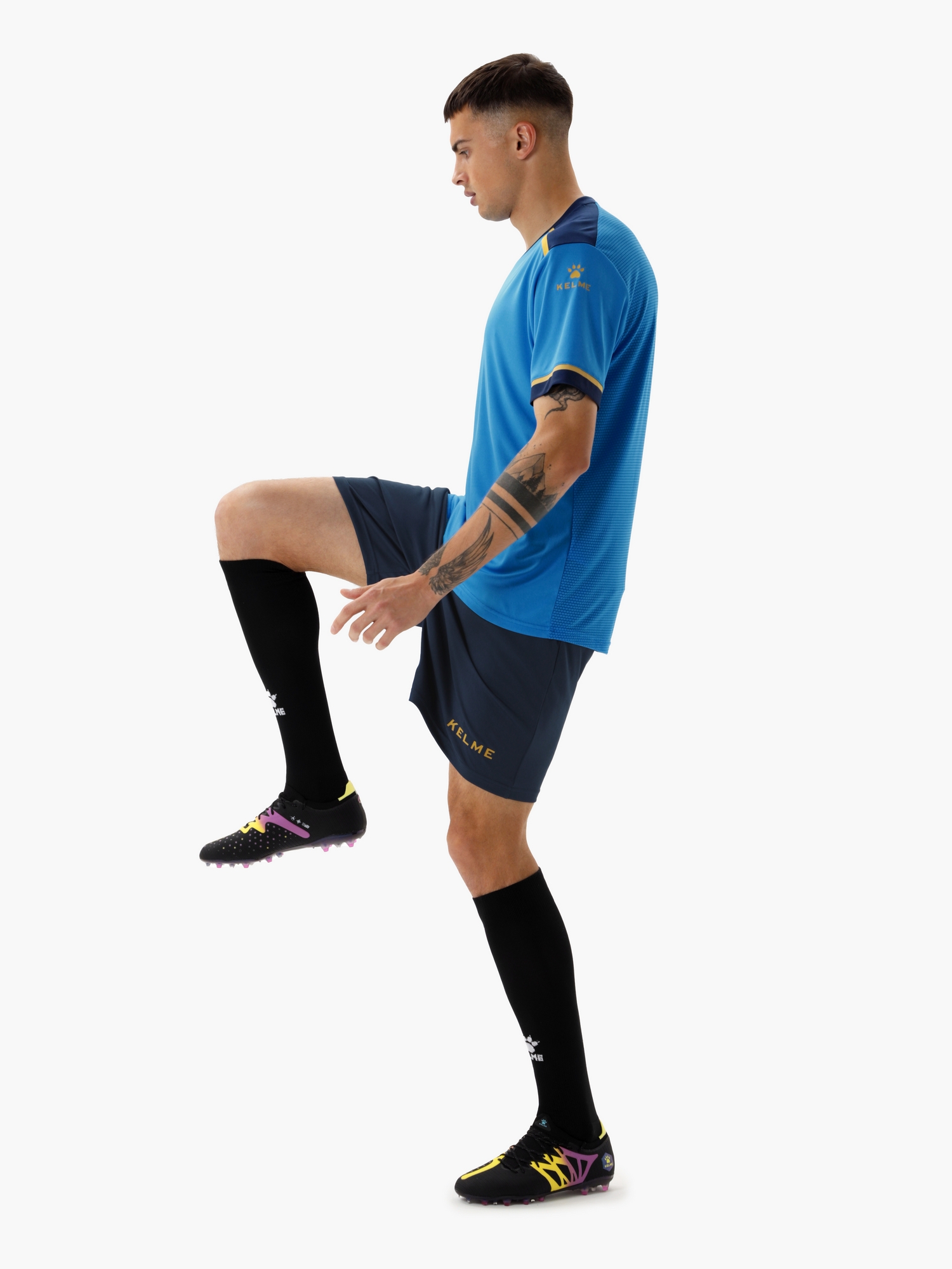 Футбольная форма Kelme Football Suit 8351ZB1158-996 Light Blue\Dark Blue