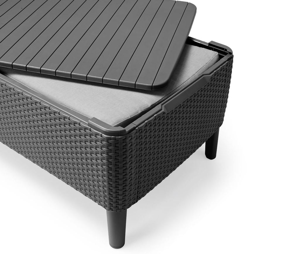 Комплект мебели балконный Салемо графит Salemo balcony set