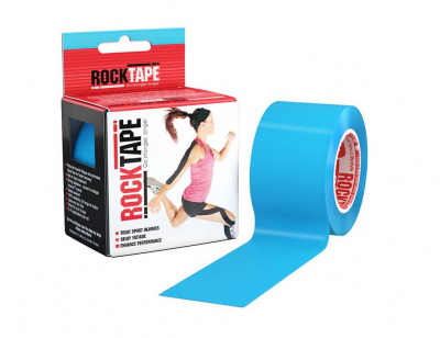 Кинезиотейп RockTape Classic, голубой 2160