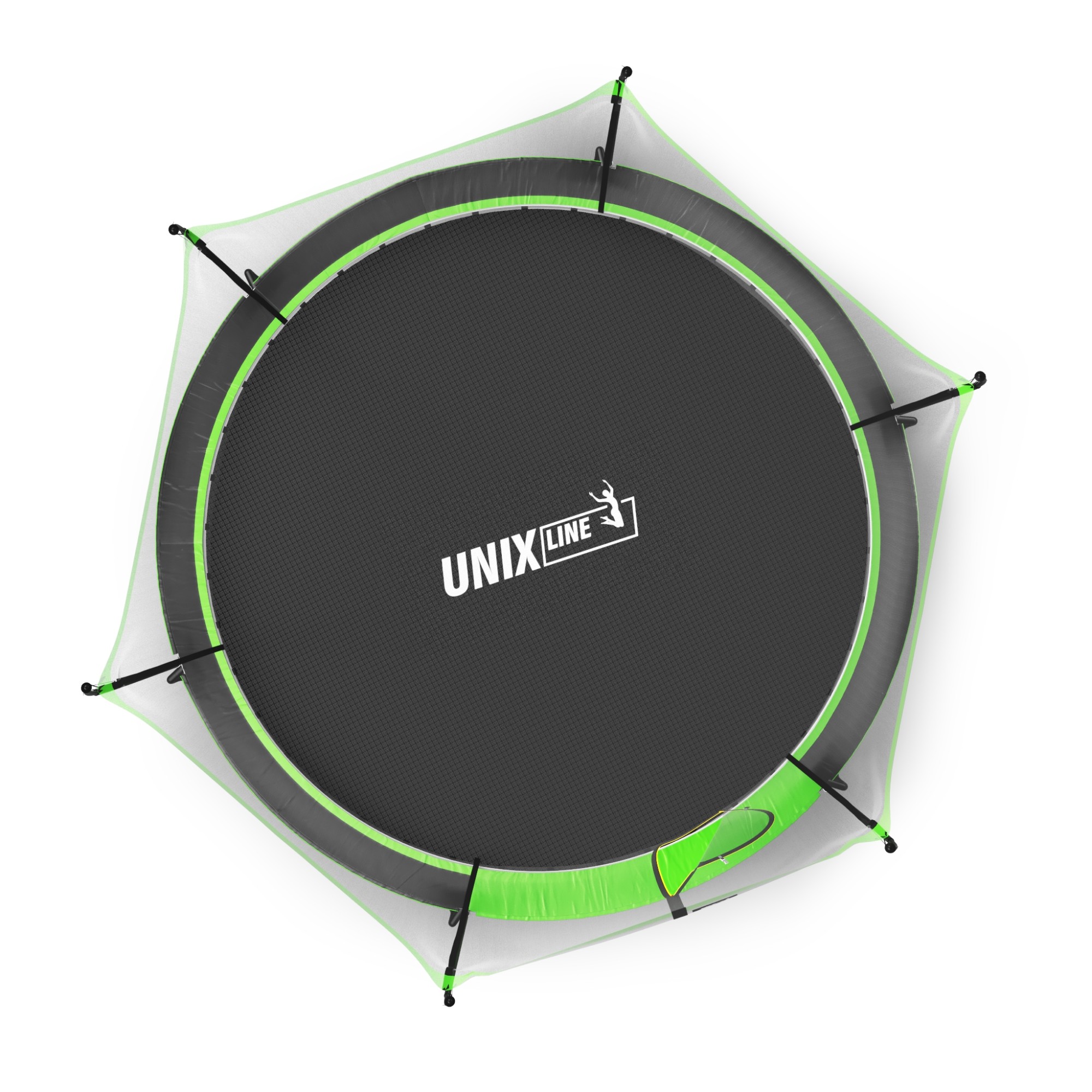 Батут 10 ft Unix Line UFO TRUF10GR3 Green