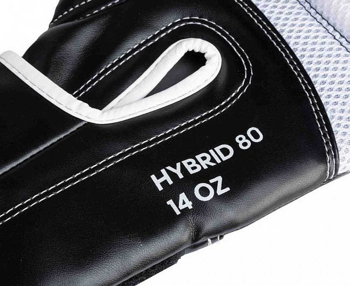 Перчатки боксерские Adidas Hybrid 80 adiH80 черно-белый