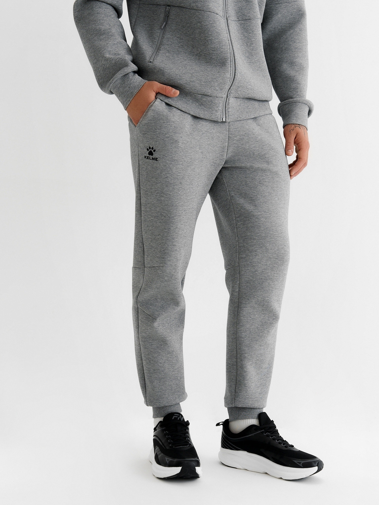 Брюки Kelme Knitted Leg Trousers 7361CK1078-222 Grey