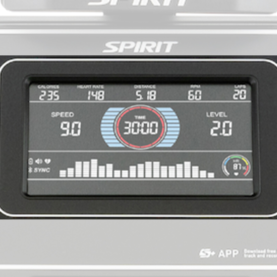 Эллиптический тренажер SPIRIT XE795 Black