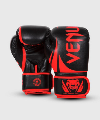 Перчатки Venum Challenger 2.0 Exclusive 0661-100-10oz черный\красный