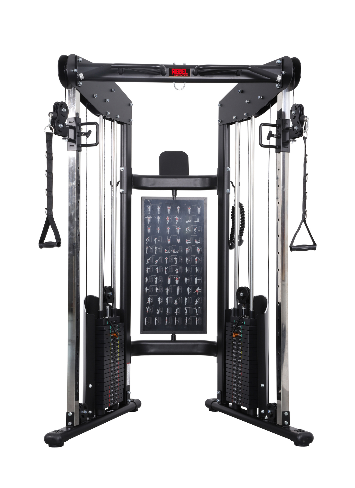 Кроссовер RCCB37-90 с двумя весовыми стеками по 90 кг | Premium Fitness