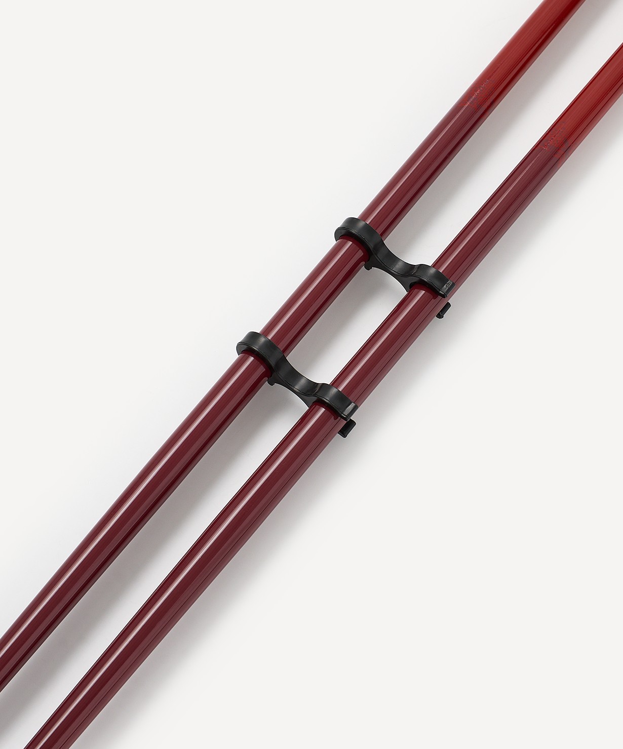 Палки для скандинавской ходьбы Berger Travel Forest, 106 см, цельные, красный