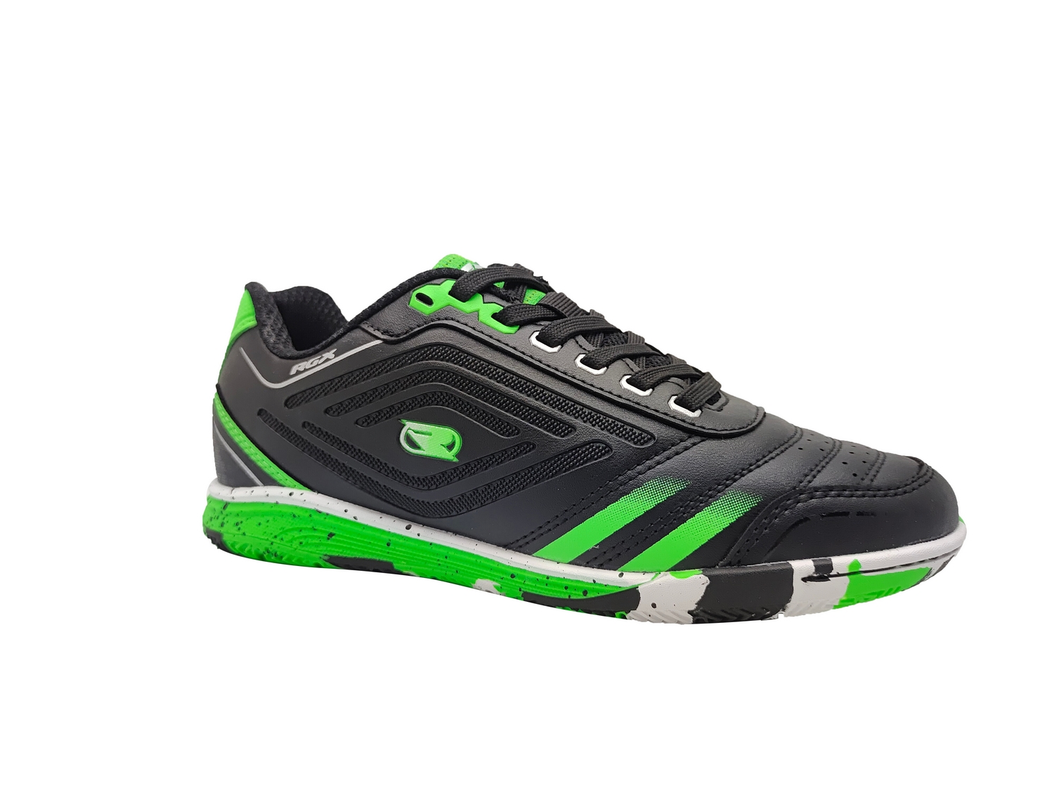 Бутсы зальные детские RGX SB-ZAL-051 Black\Green