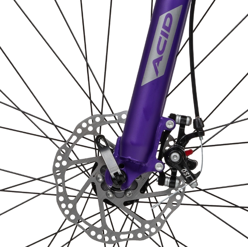 Велосипед 27,5" Acid Q 750 D 2026 056298 Purple Flat\Gray