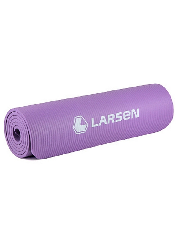 Коврик для фитнеса и йоги 183х61х1см, NBR Larsen ECE 069 фиолетовый