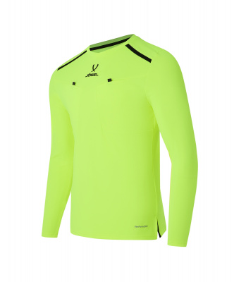 Футболка судейская с длинным рукавом Jogel DIVISION PerFormDRY Referee LS Tee, желтый неон