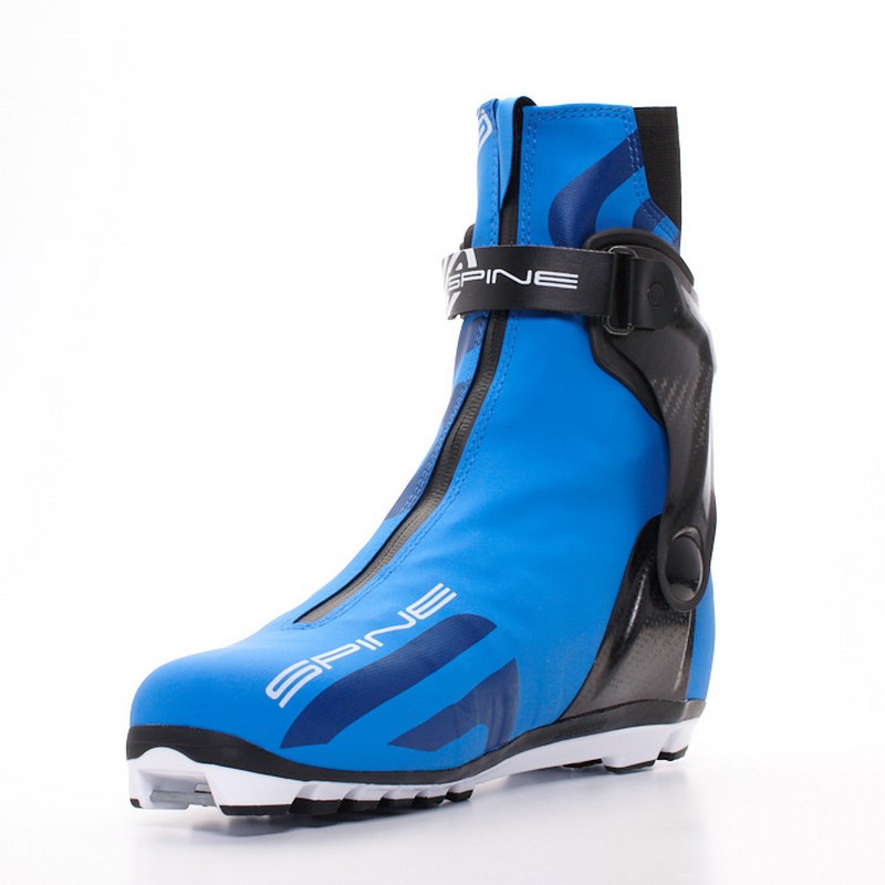 Лыжные ботинки NNN Spine Carrera Carbon Pro 598-M черный/синий