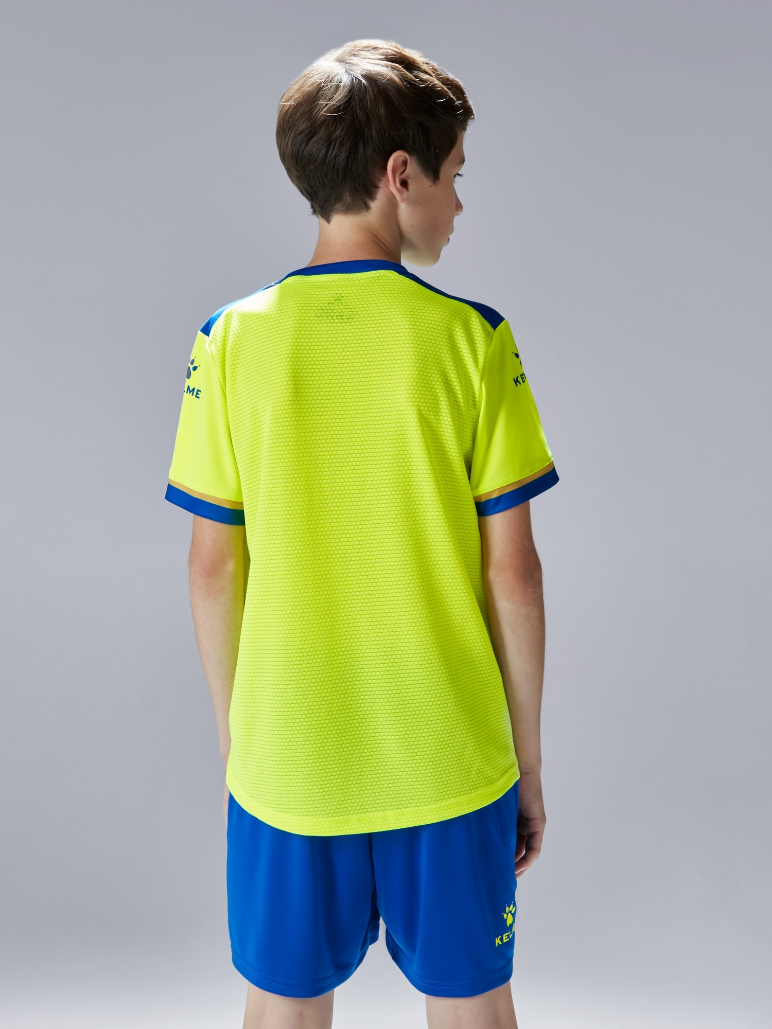 Детская футбольная форма Kelme Football Suit 8351ZB3158-918 Yellow\Blue