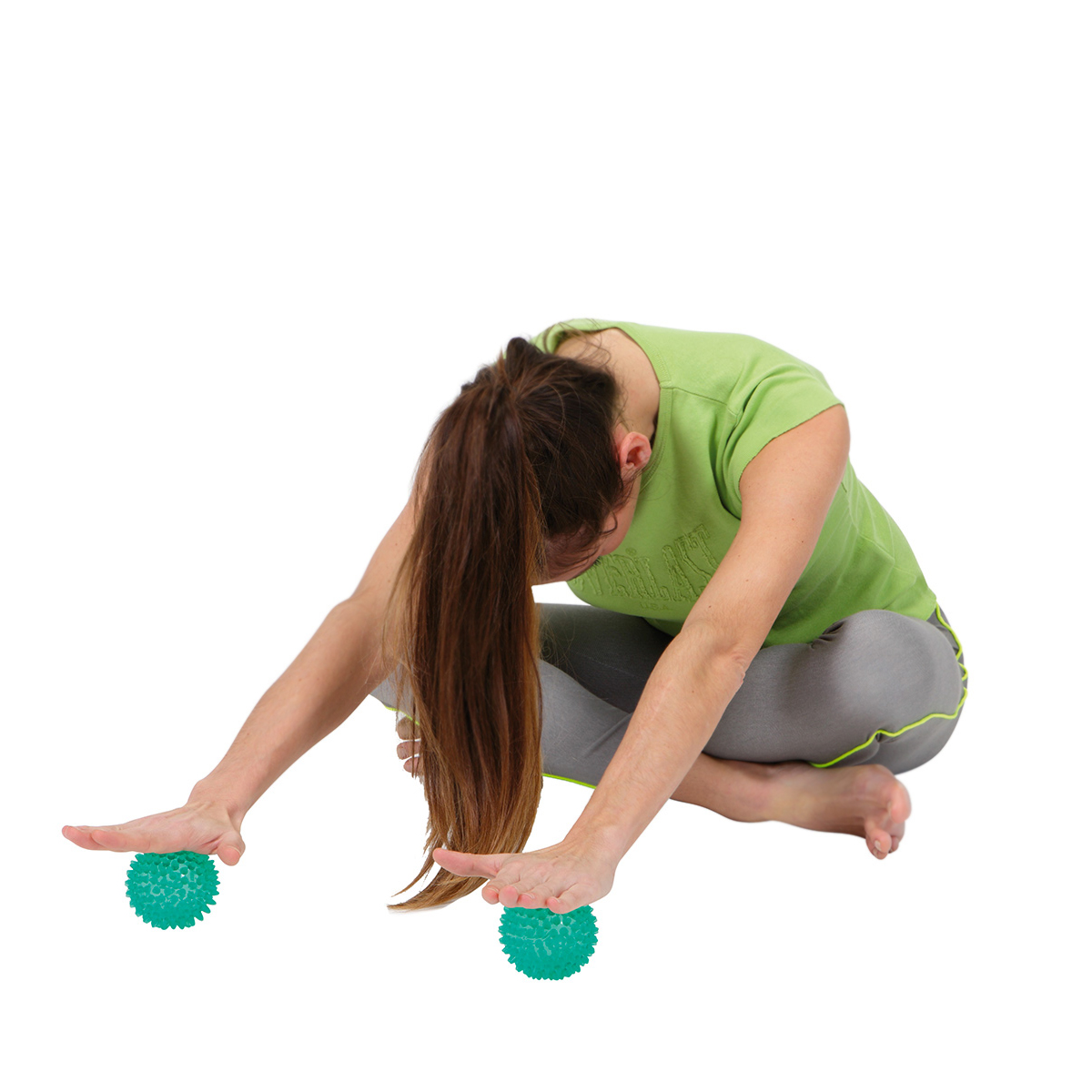 Массажный мяч d8 см GYMNIC REFLEXBALL LC\97.71 зеленый