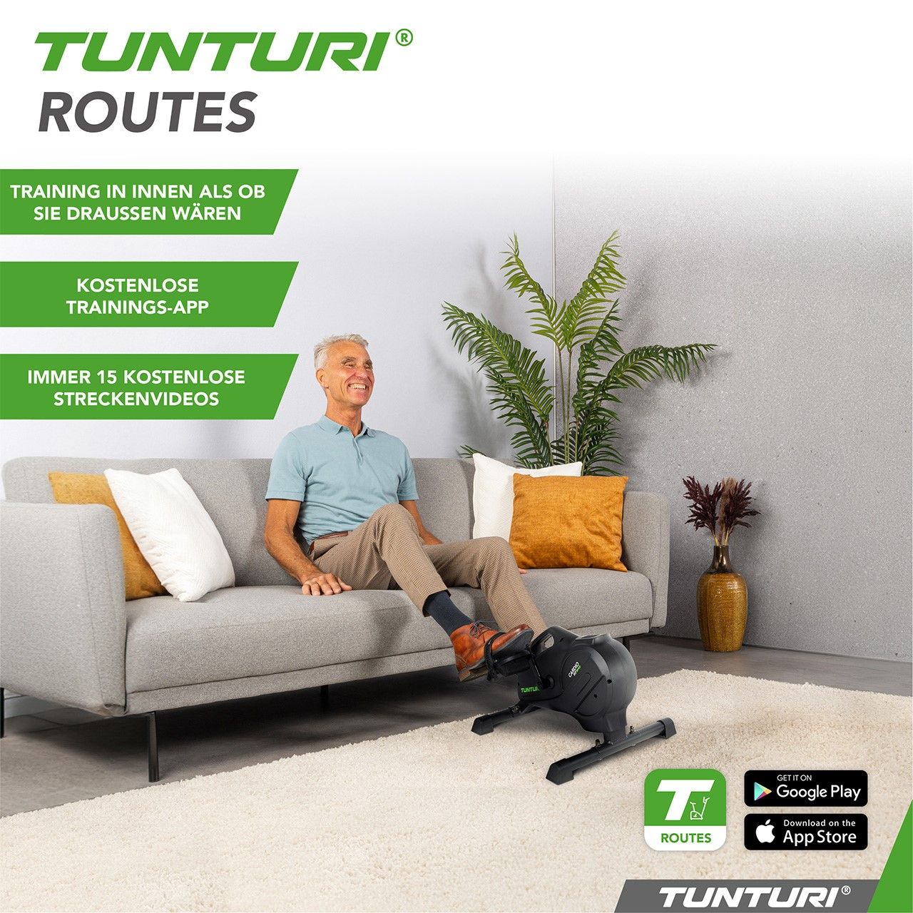 Мини-велотренажер магнитный Tunturi Cardio Fit M40 23TCFM4000