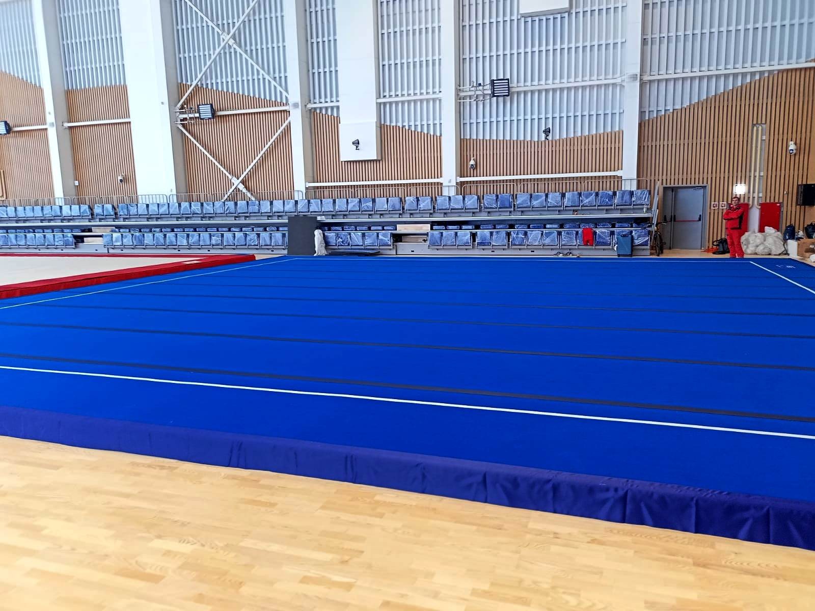 Ковер для спортивной гимнастики и акробатики GymSport STRONG 14x14