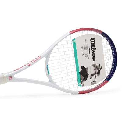 Ракетка для большого тенниса, для любителей, композит, со струнами Wilson Allure 105WR187010U2 бело-красно-синий