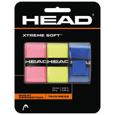 Овергрип, 0.5 мм, 3 шт Head Xtreme Soft 285104-MX мультиколор