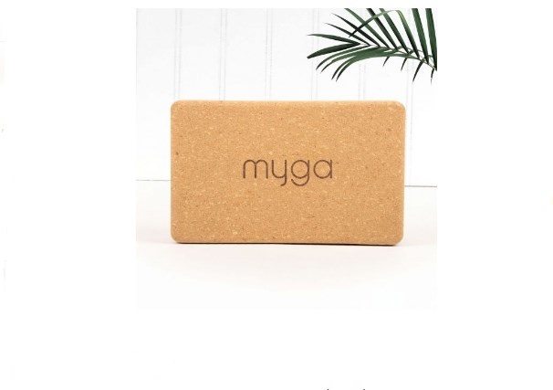 Блок для йоги Myga Cork Eco Brick Block RY1061