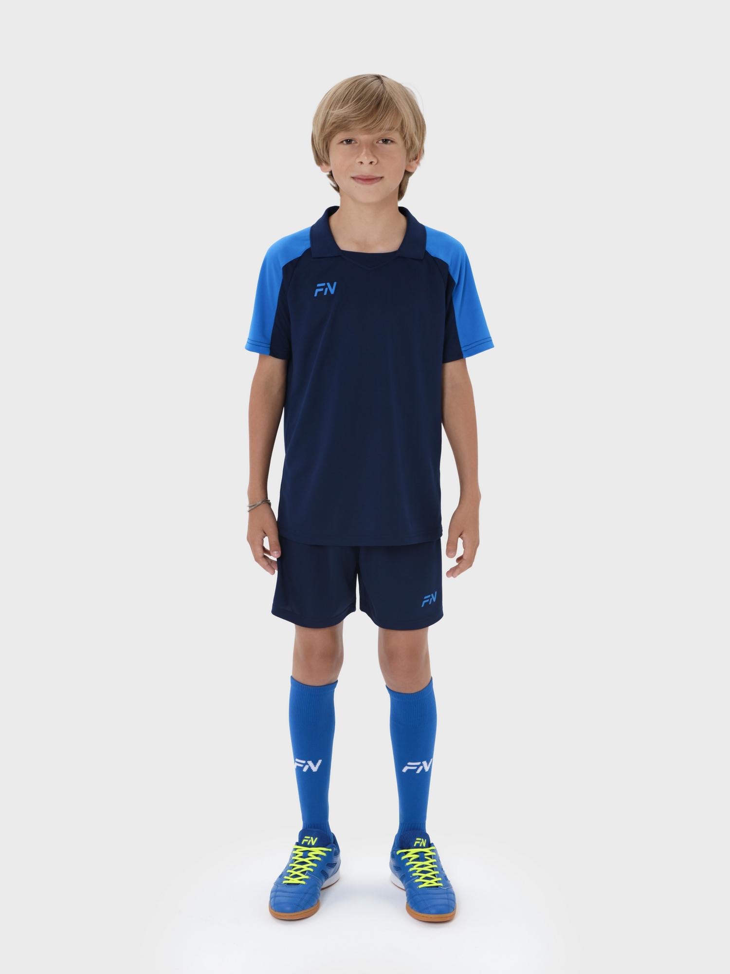 Детская футбольная форма FN Phantom Kid KFN4261022-424 Dark Blue\Blue