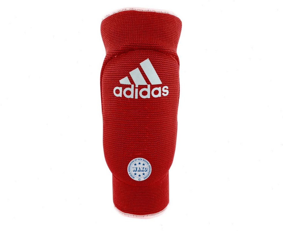 Защита локтя двухсторонняя Adidas WAKO Elasticated Elbow Guard Reversible сине-красная adiWAKOEB01