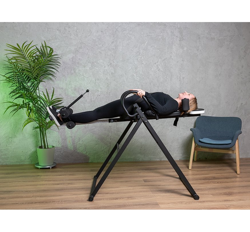 Инверсионный стол EVO Fitness Kinetic Black