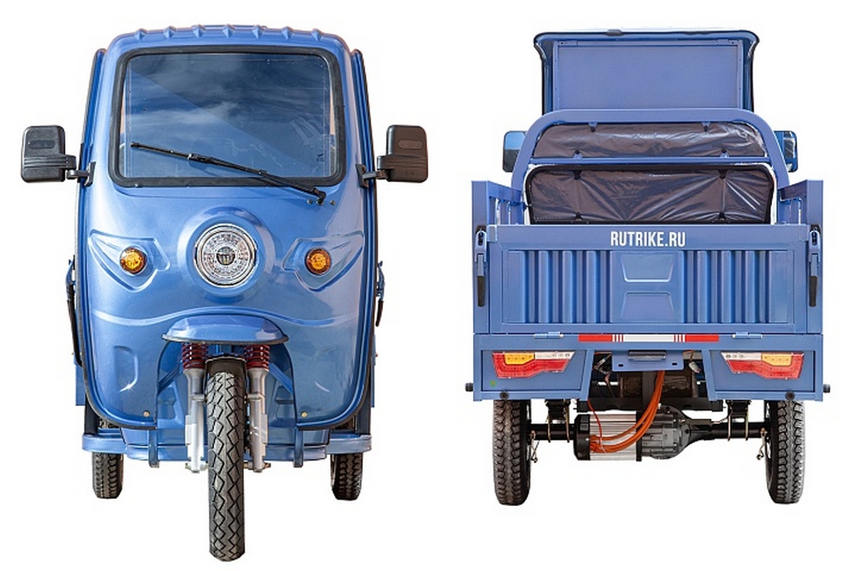 Грузовой электротрицикл RuTrike Гермес Pro 1500 72V2200W 024457