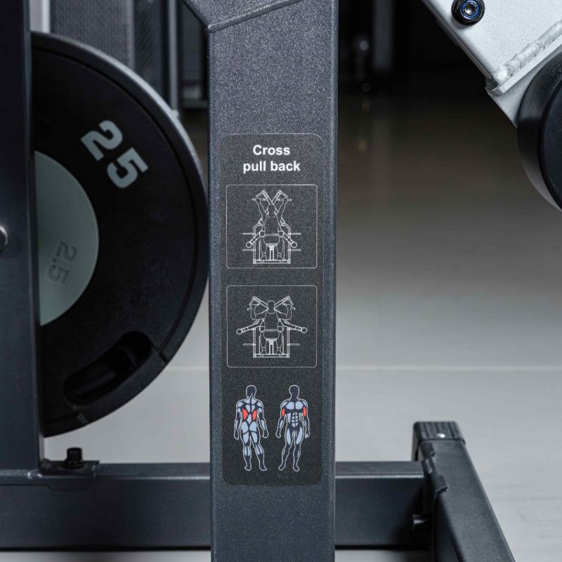 Тяги Сверху Через Стороны DHZ D610 | Premium Fitness
