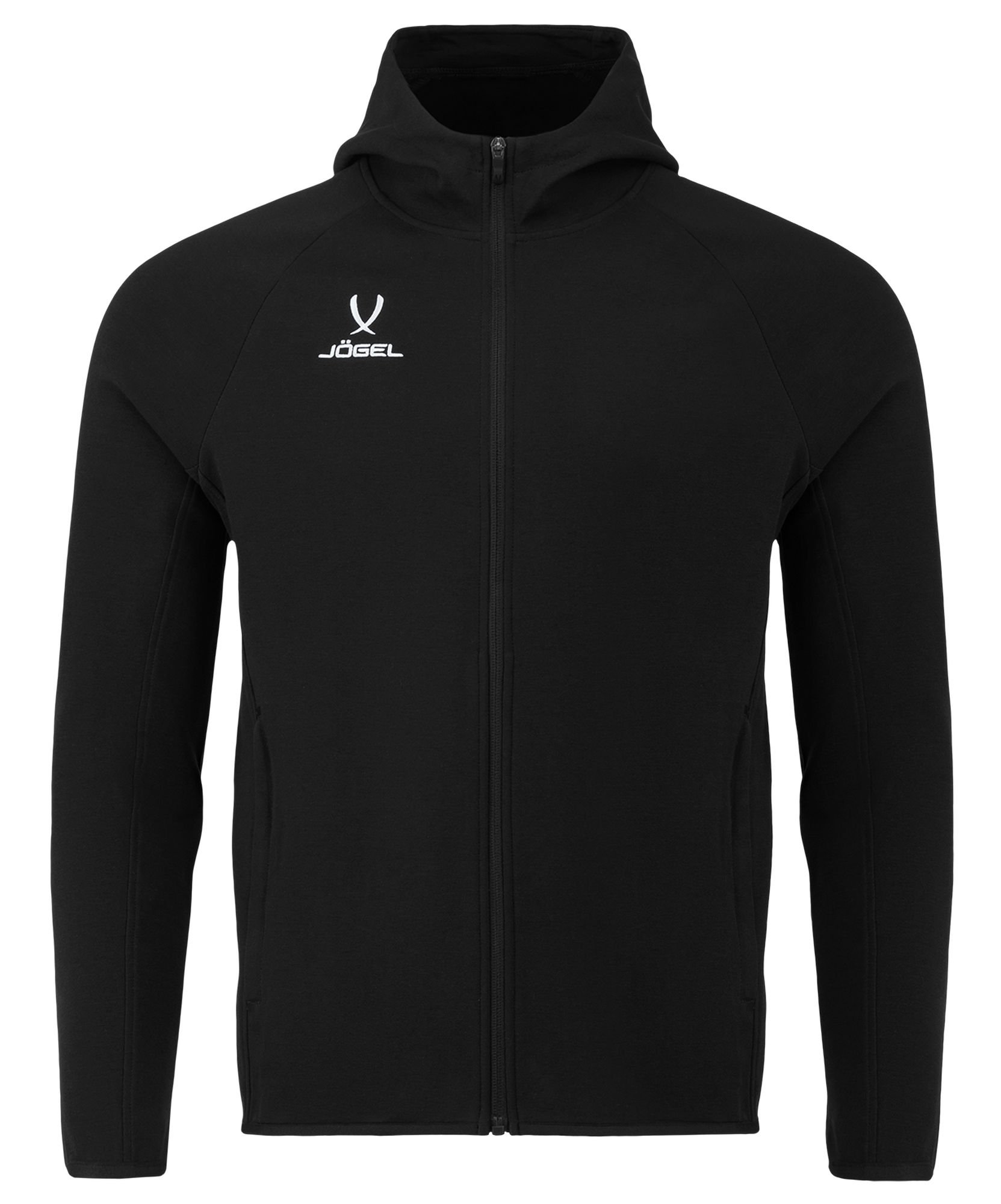 Худи на молнии Jogel ESSENTIAL Athlete Hooded FZ Jacket, черный