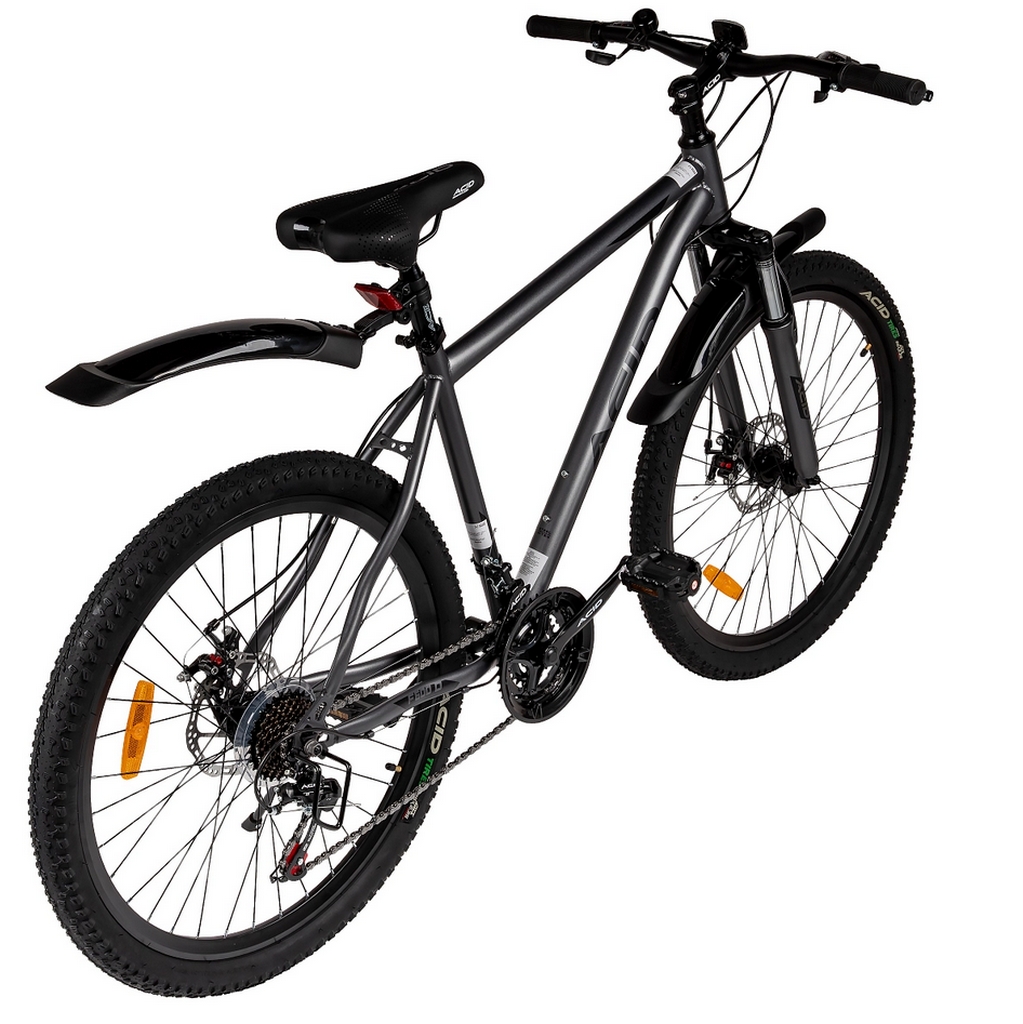 Велосипед 26" Acid F 600 D Gray 2026 056293 Flat\Black