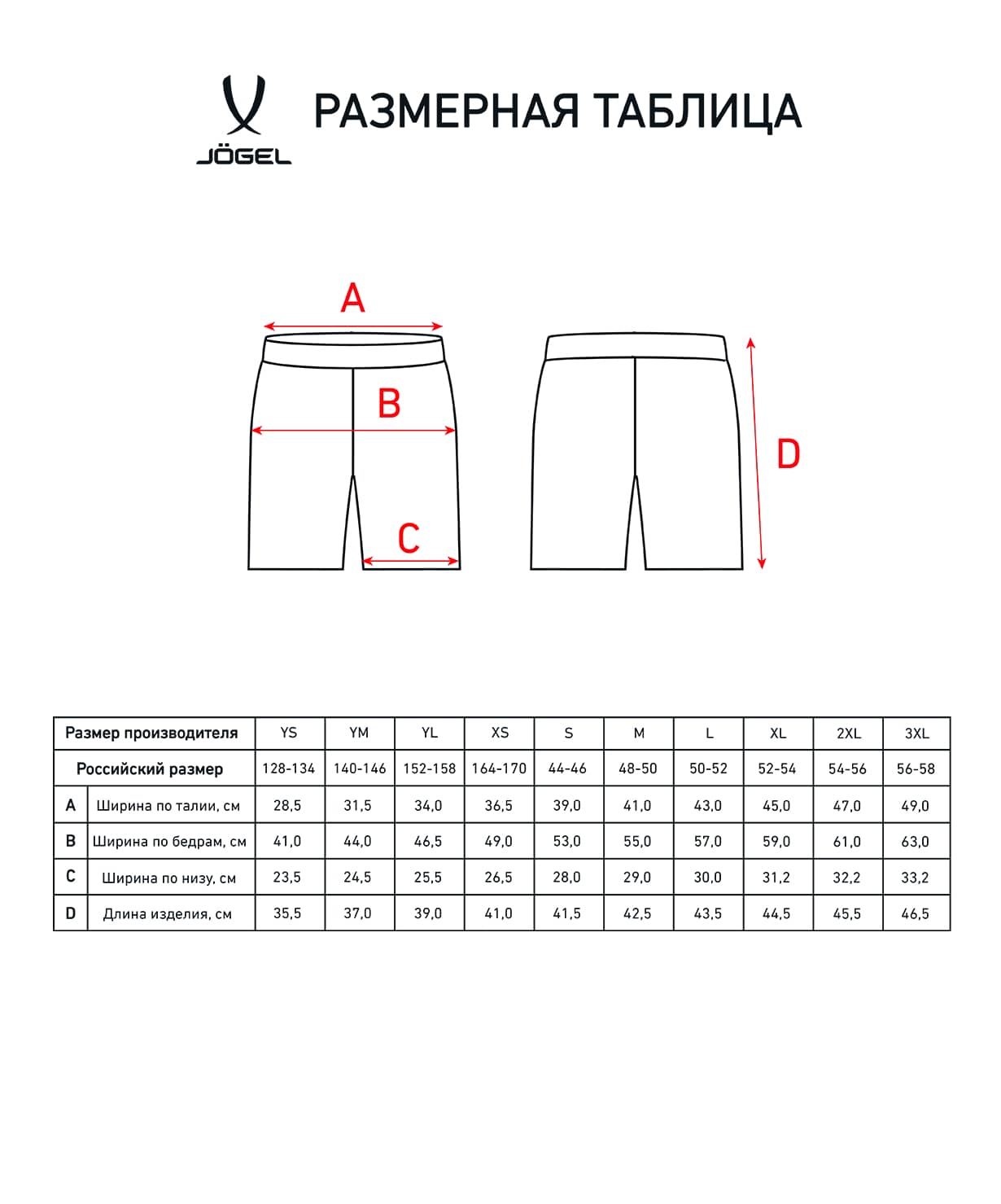 Шорты волейбольные Jogel Camp, темно-синий
