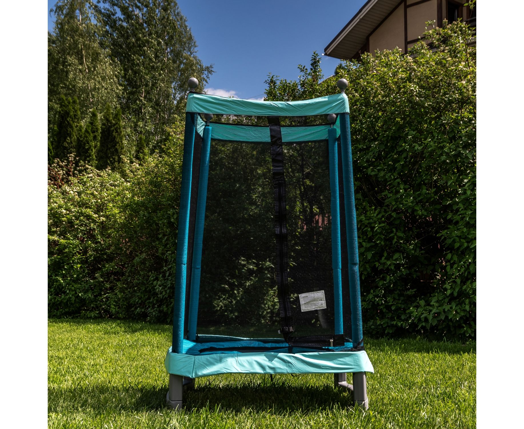 Батут DFC Monkey 50" сетка (127х127см) 50INCH-JPMB синий-зеленый