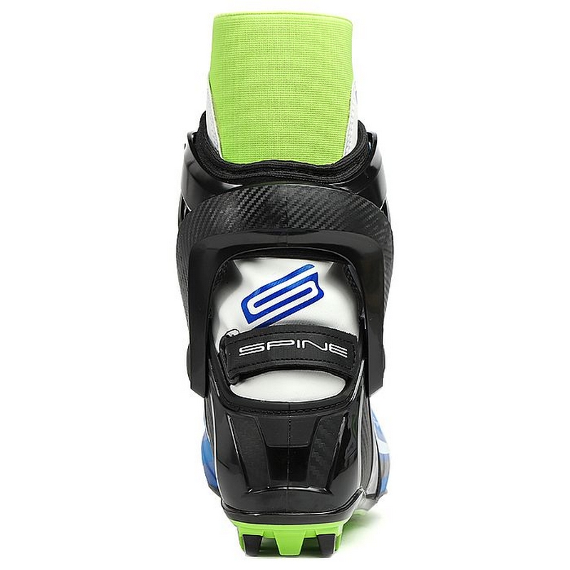 Лыжные ботинки NNN Spine Concept Skate PRO 297 синий\черный\салатовый