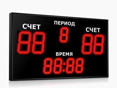 Универсальное спортивное табло Импульс 721-D21x4-D15x5