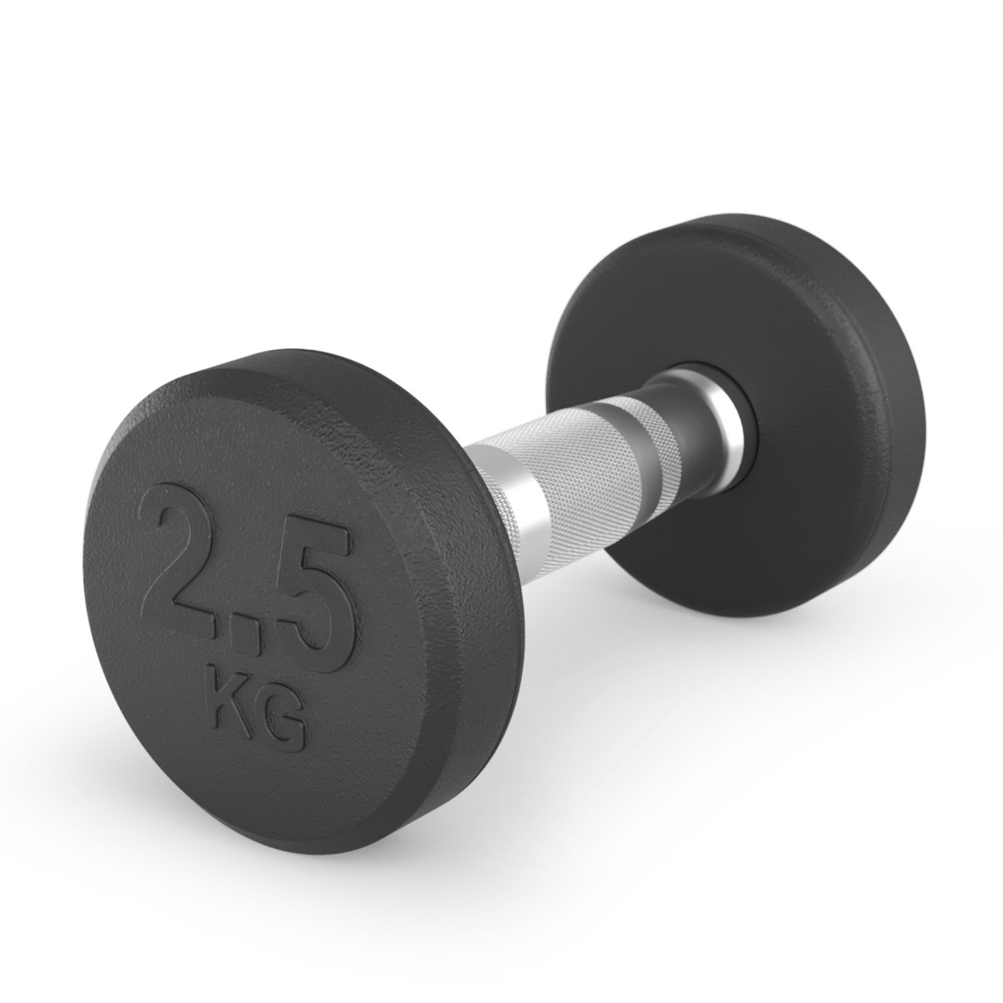 Гантель круглая обрезиненная 2,5 кг UnixFit PRO DBRND2_5PBKx2 2 шт