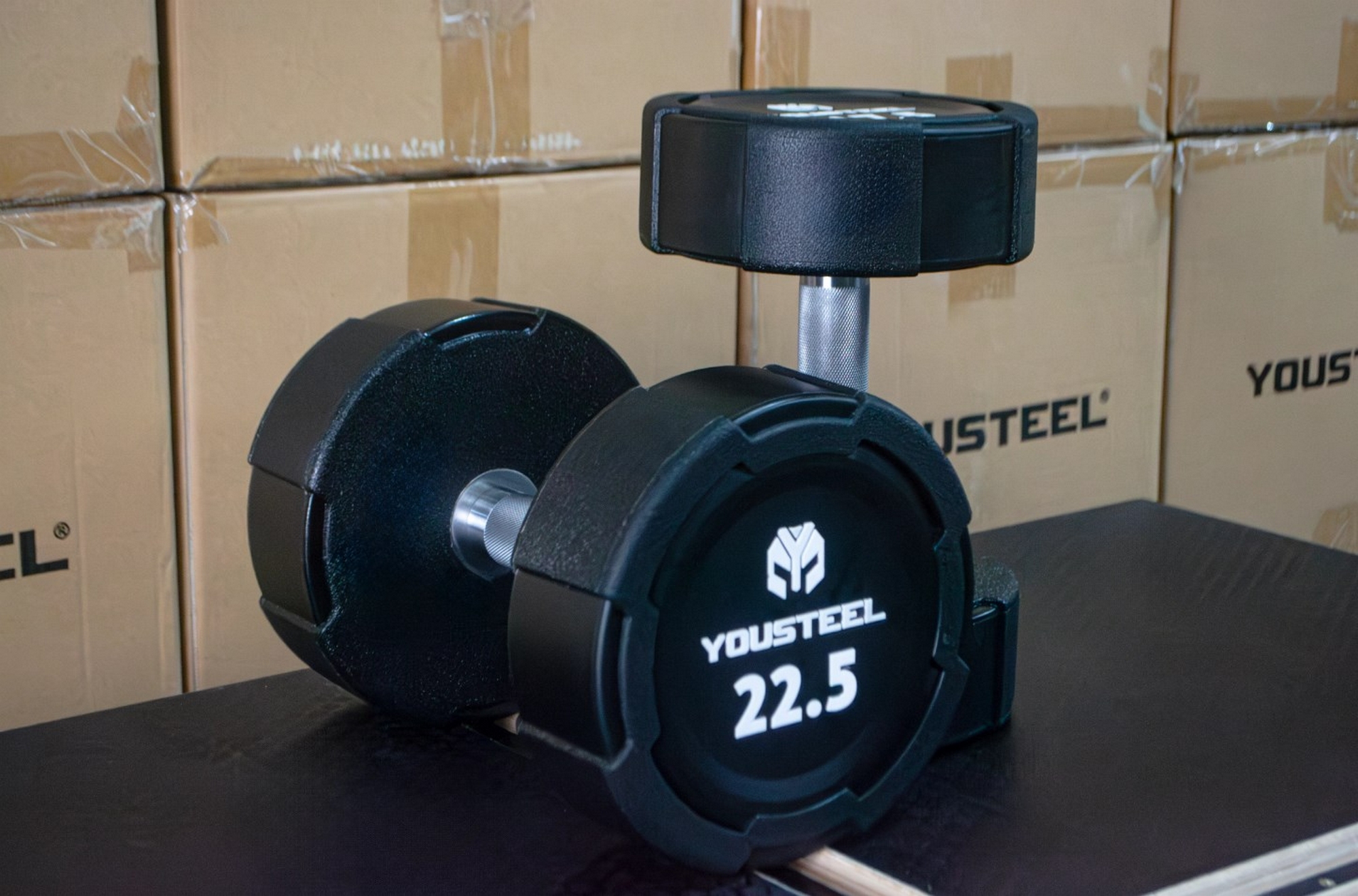 Гантель EVO 22,5кг полиуретановая YouSteel