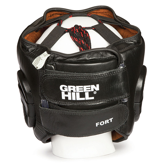 Боксерский шлем Green Hill Fort HGF-9410, черный