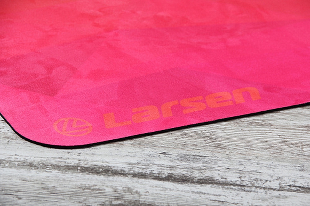 Коврик для фитнеса и йоги 180х60х0,3см Larsen microfiber, Style 5