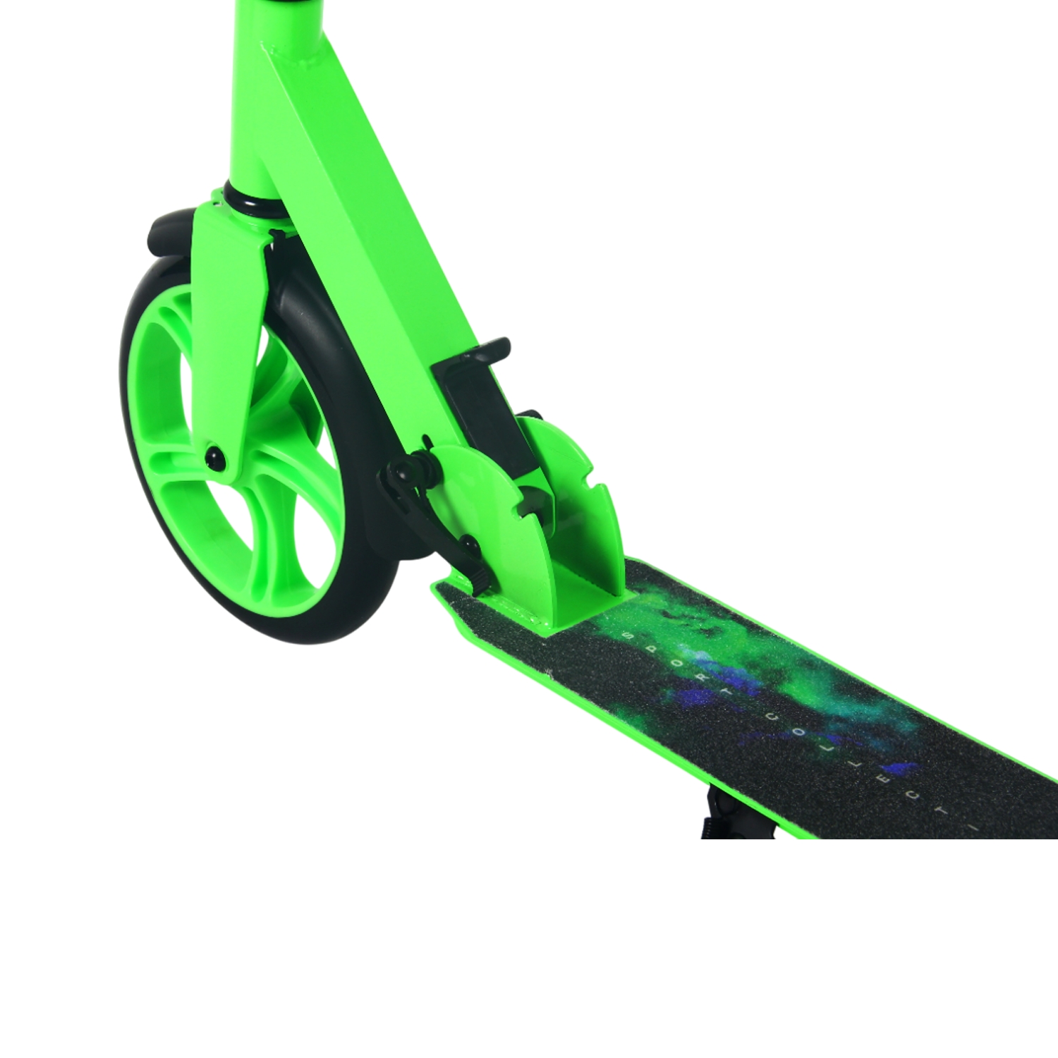 Самокат 200мм Sport Collection CK-SA200-1 green (фонарь и наклейка в подарок)