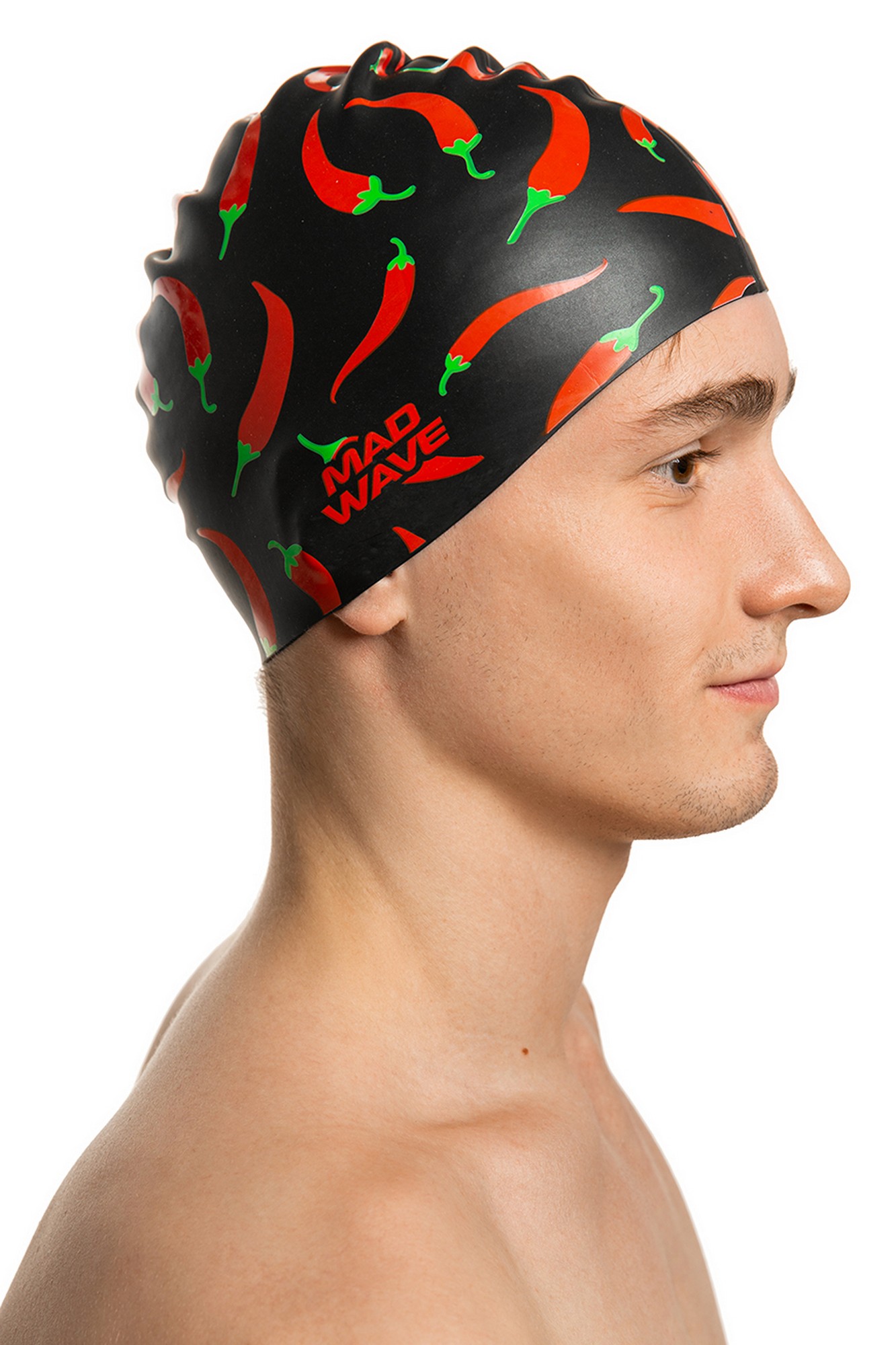 Силиконовая шапочка Mad Wave Spicy M0553 29 0 01W черный
