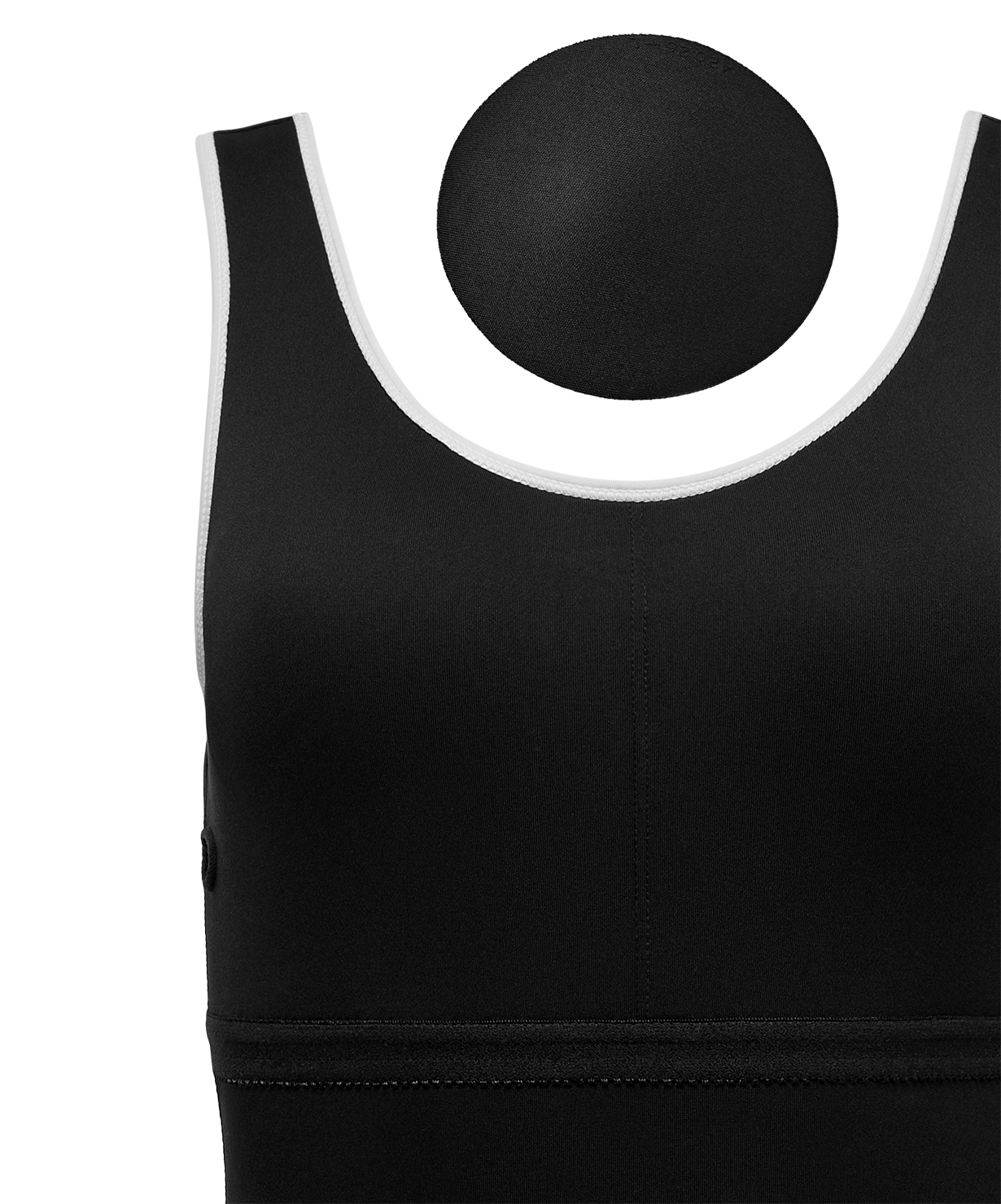 Купальник для плавания, полиамид 25DEGREES Edge Black\White